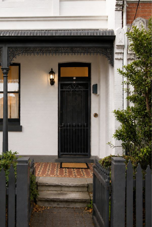 Balwyn Steel Security Door on Melbourne heritage home