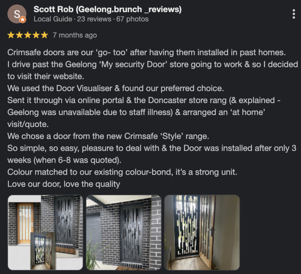 Scott Rob Crimsafe Review