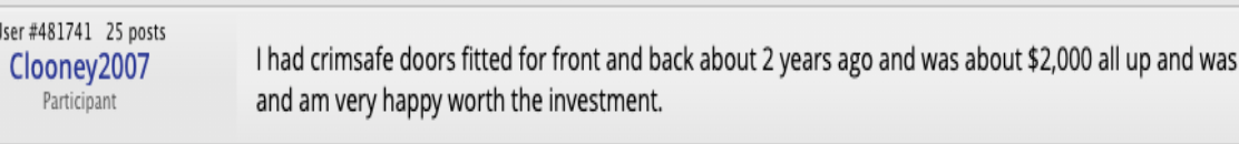 Whirlpool Crimsafe Review