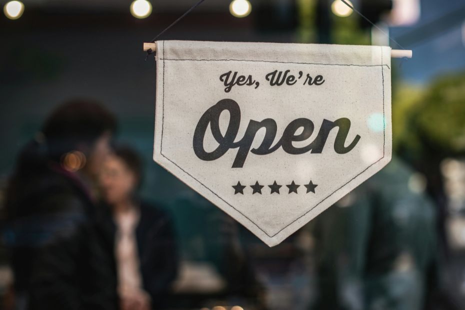 Blog post - we're open