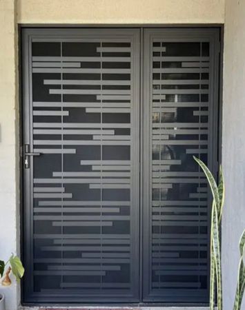 Aluminium Hinged Security Doors